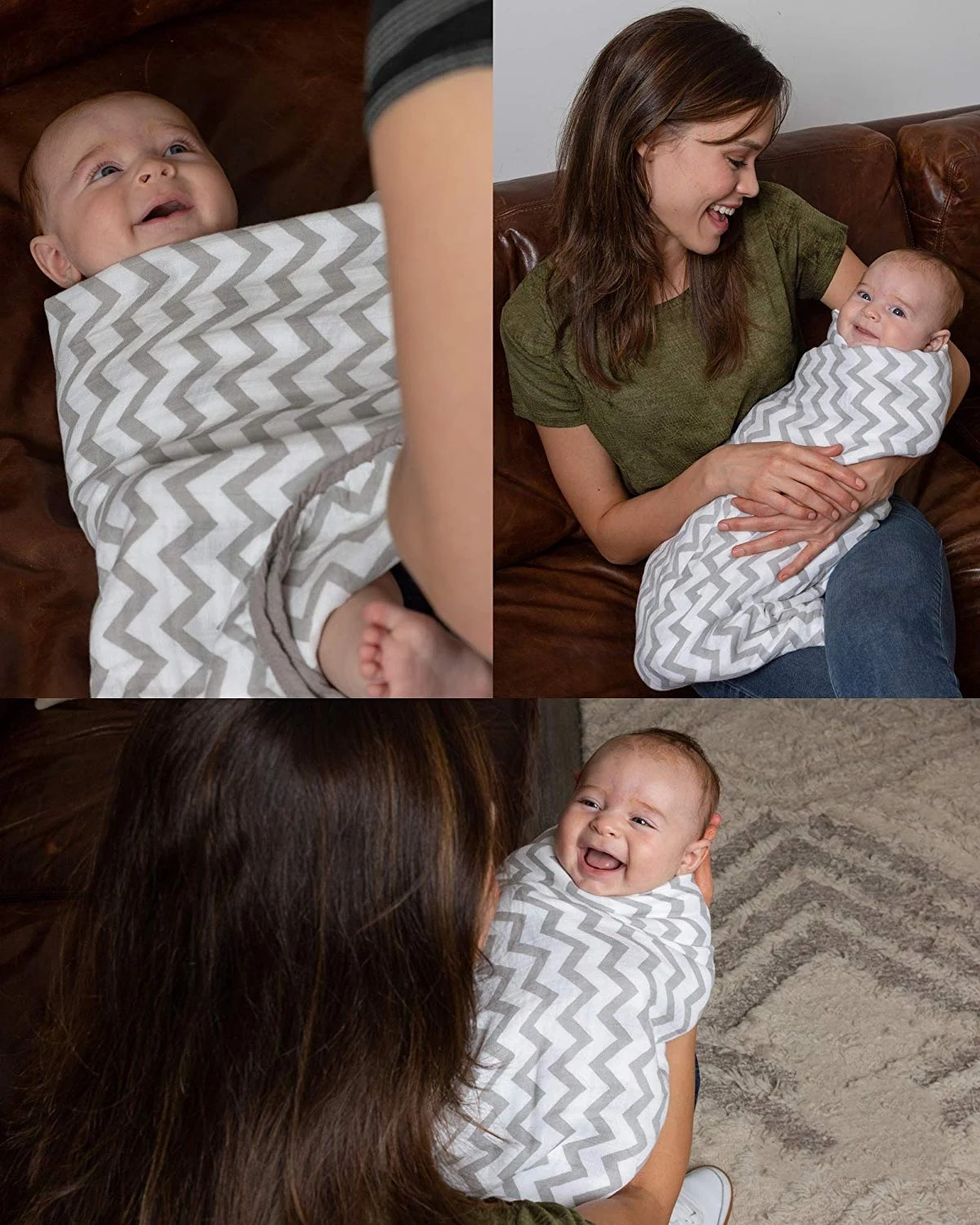 4 Layer Muslin Quilt Baby Blanket Breathable Baby Blankets Bamboo Cotton Extra Soft 47x47 In