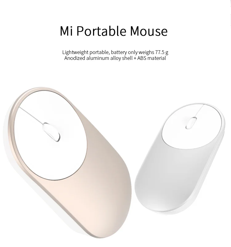 Мышь xiaomi mi portable mouse. Мышка Xiaomi Portable Золотая.