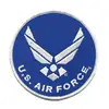 custom embroidery shoulder emblems American police air force patch