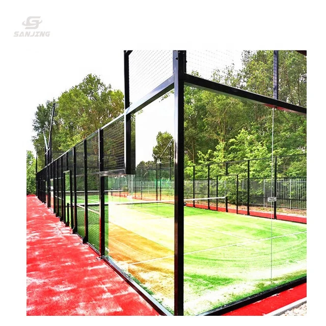 

Sanjing Glass manufacturer mobile construction glass padel courts