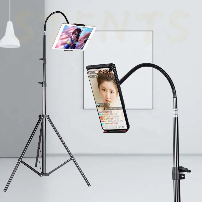 

FOR live streaming and video tripod phone heavy duty tripod, Black