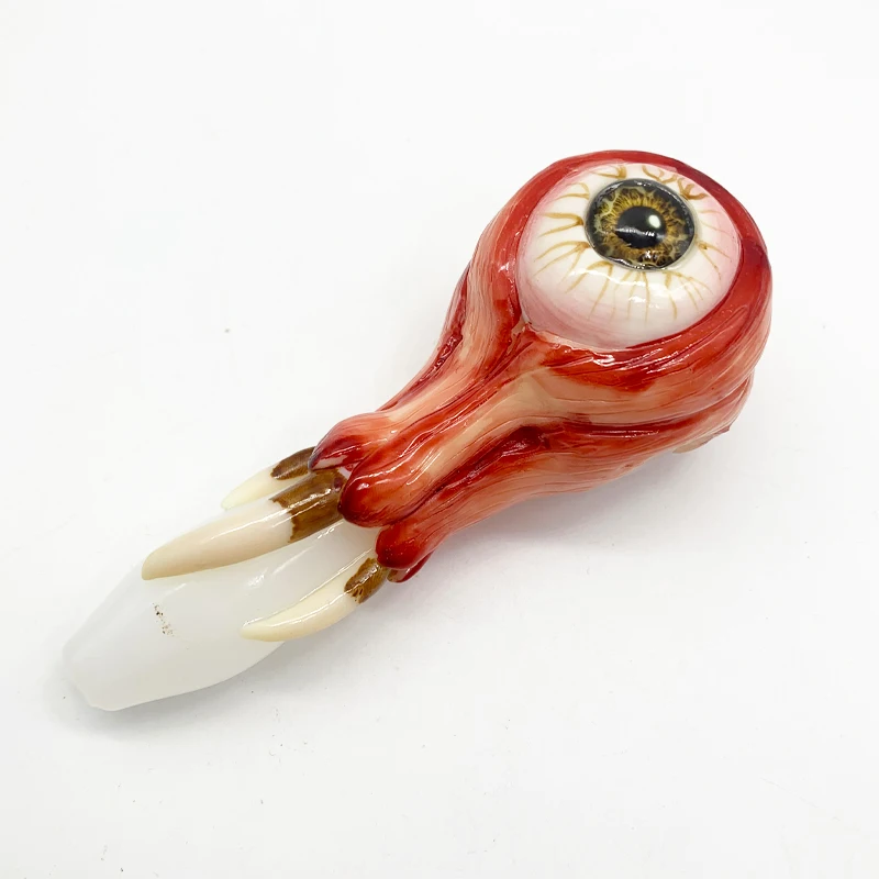 

2021 Hot Selling on Amazon 4" Hand Pipe for Weed Resin HDPE Monster Eye Pipes, Colorful