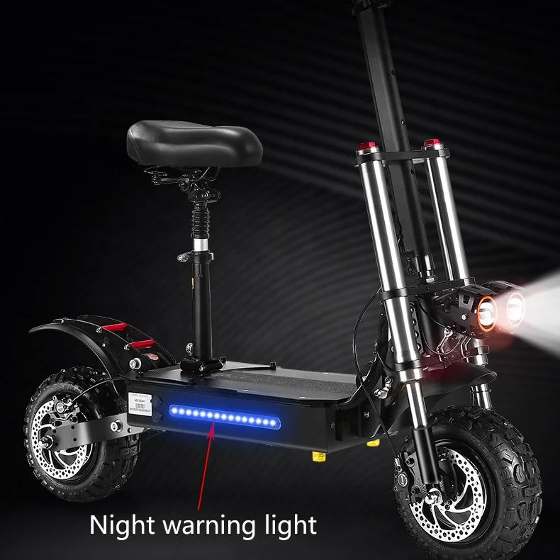 

HCBKY 11 Inch Powerful Dual Motor Drive High Speed 85km/h Hydraulic Brake Electric Scooter