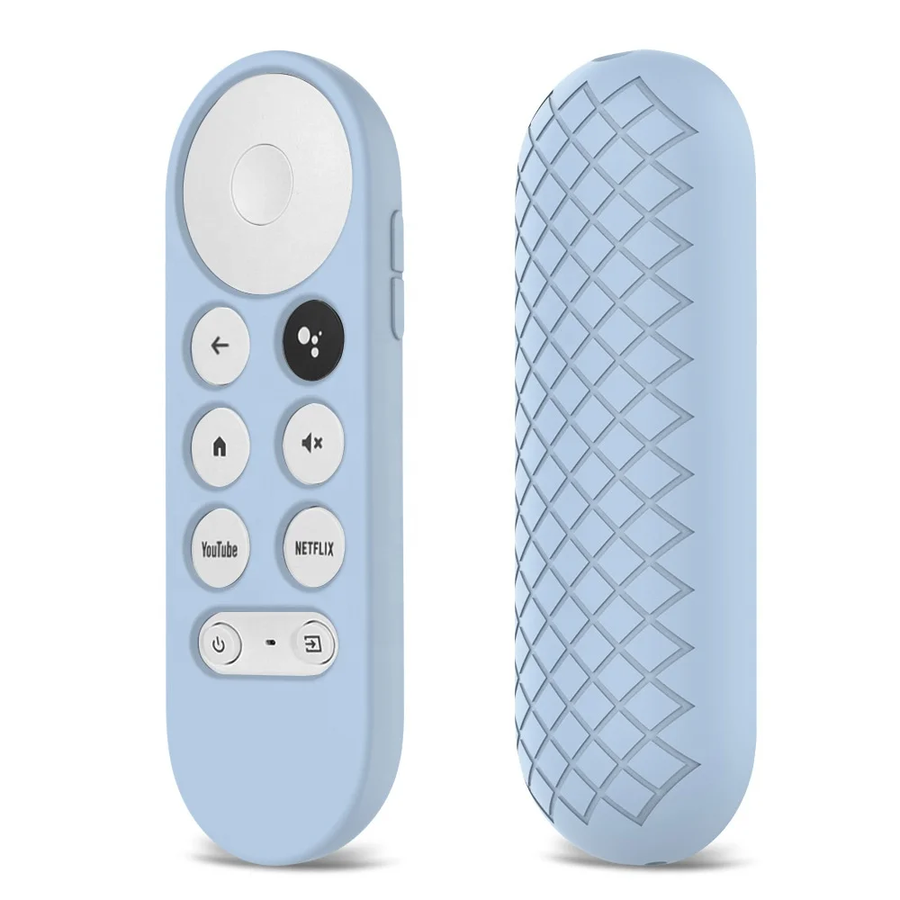 

Eco-friendly Silicone TV Remote Case for Chromecast Google TV 2020 Control Voice Shockproof Protective Cover