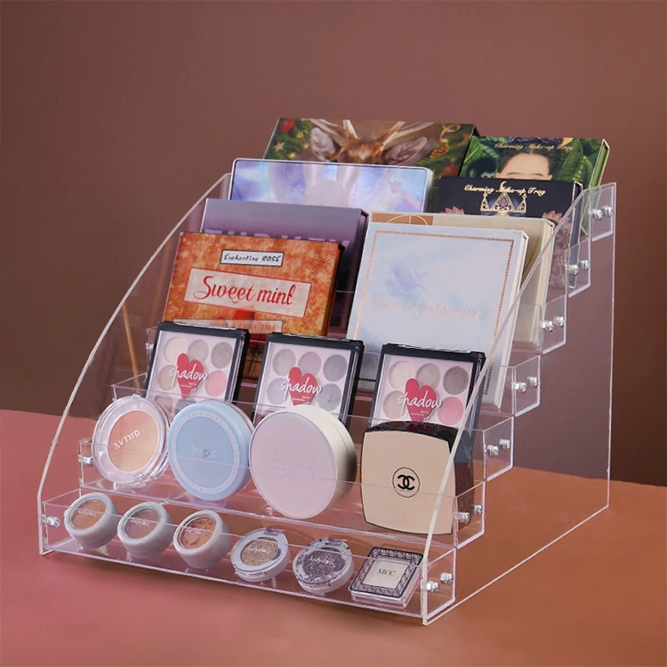 

ABB shadow disc blush big acrylic storages display rack transparent acrylic cosmetics storage box