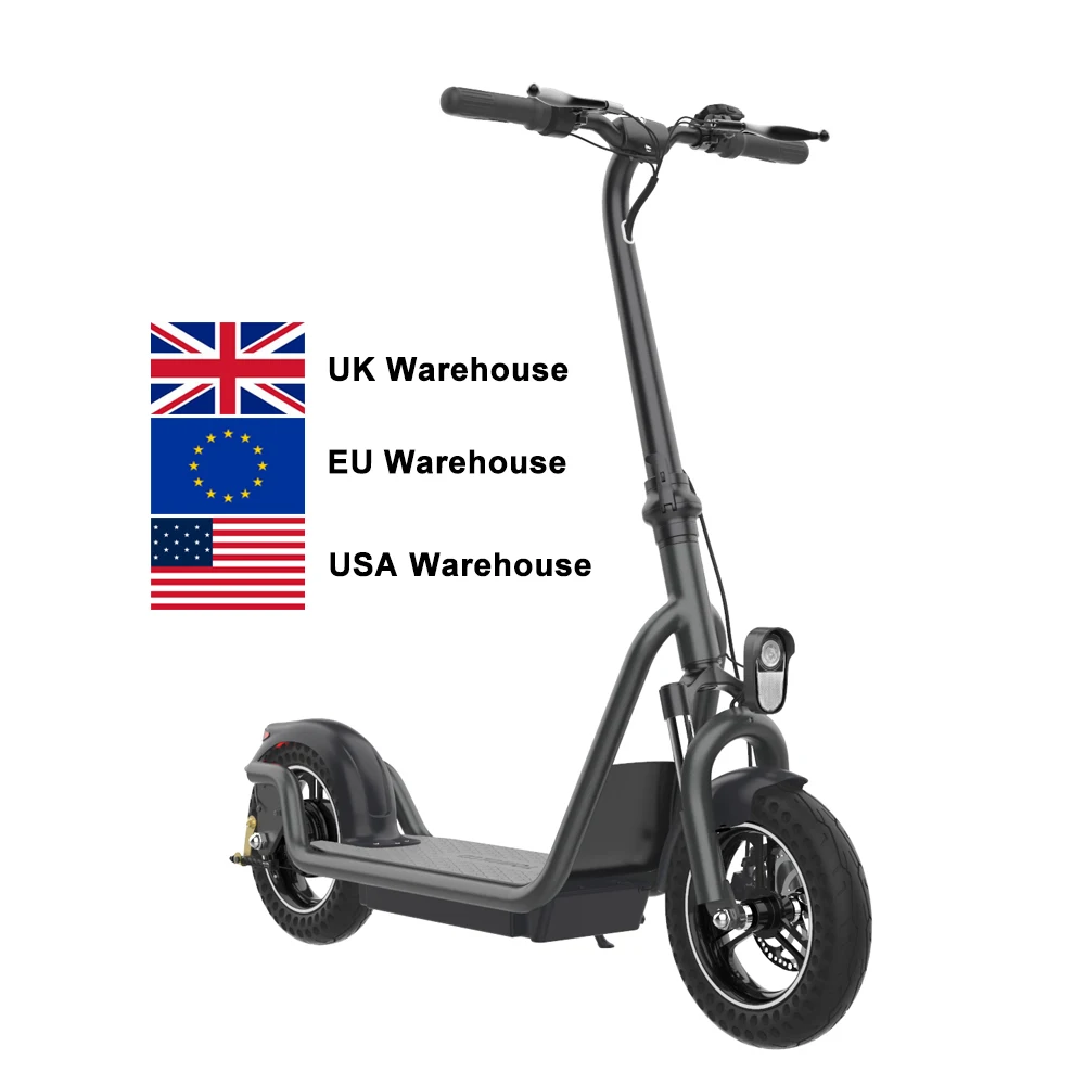 

Dropshipping service USA EU Europe warehouse powerful motor two wheel 12 inch off road electric scooter for adults