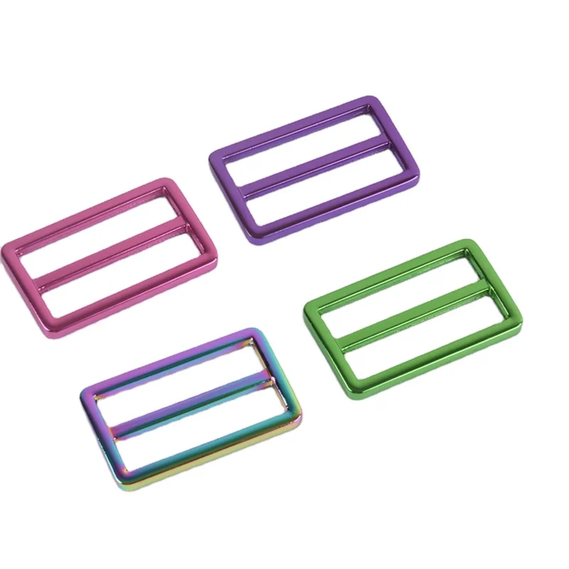 

Ivoduff Handbag Hardware Flat Slider Buckle Belt Buckle Adjustable Strap Slider Buckle, Optional