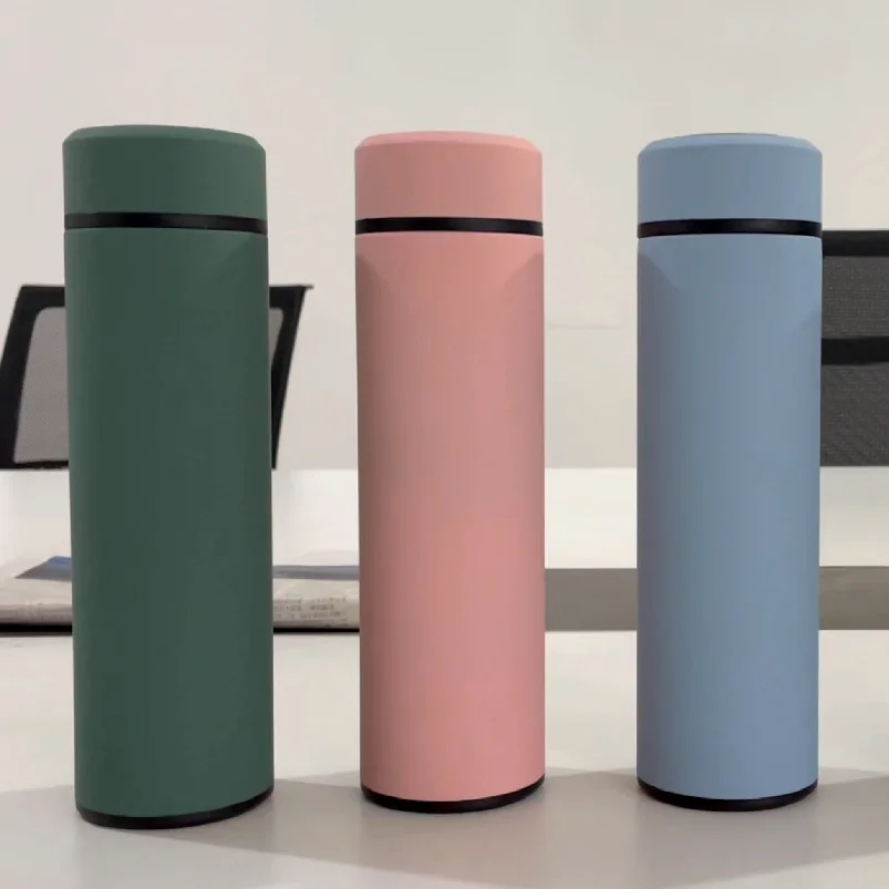 

Fahrenheit Thermal water bottle with display smart water bottle stainless steel led temperature display thermal bottle