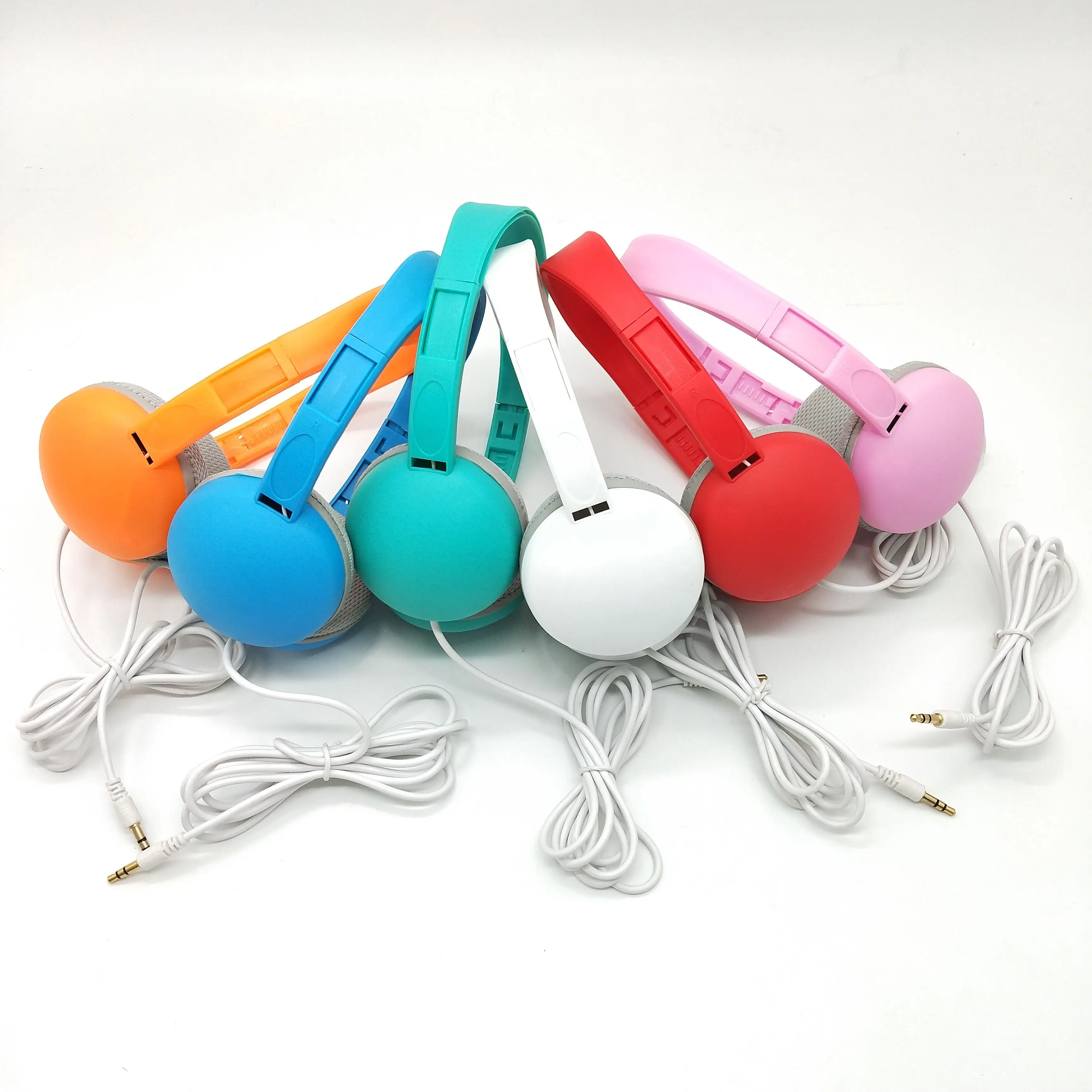Colorful Cheap Children Wire headphone for Promotional Gifts