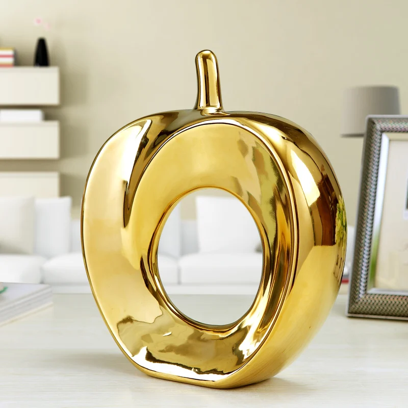 Chic Cheap Cement Decorative Apple For Home Decoration