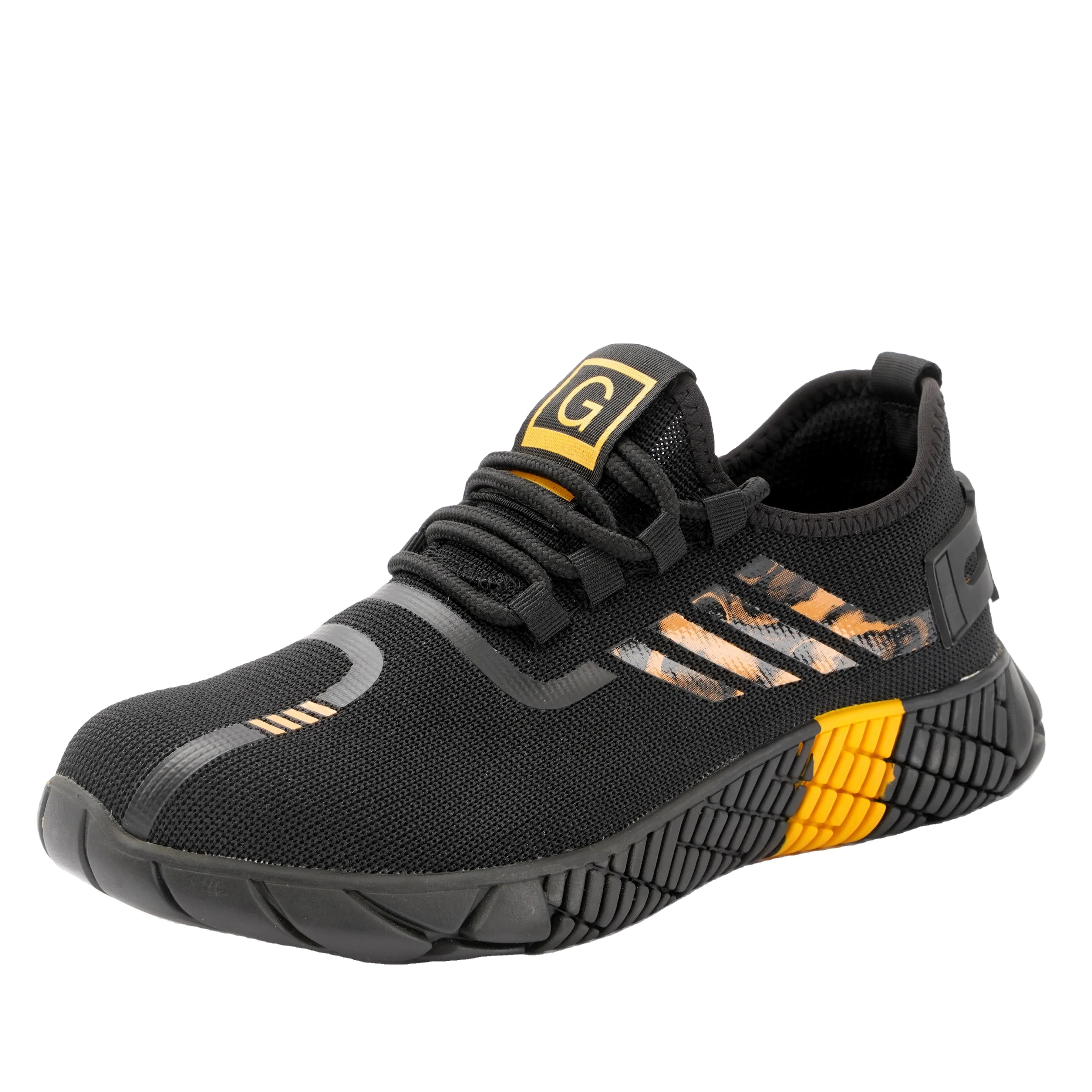 

Vokea New Industrial Protective Fashion Breathable Work Boot Casual TSneakers Steel Toe Safety Shoes for Men