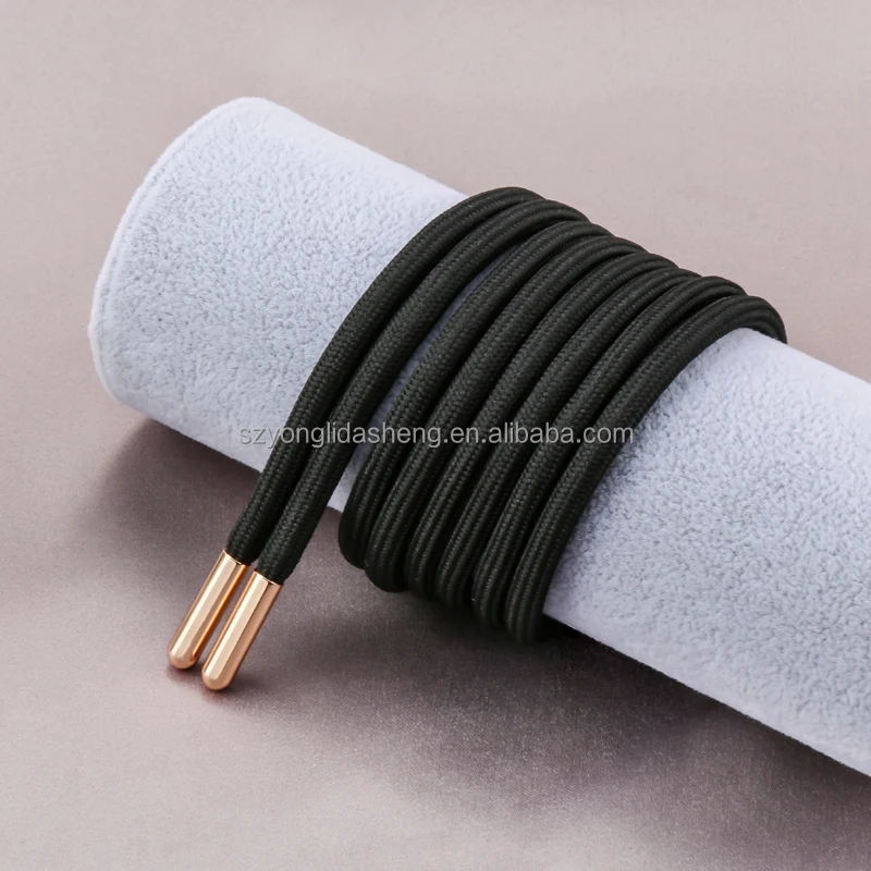 

Custom Sports Shoe Lace Plain Pink 5mm Round Adult Polyester Sneaker Shoelace, Customized