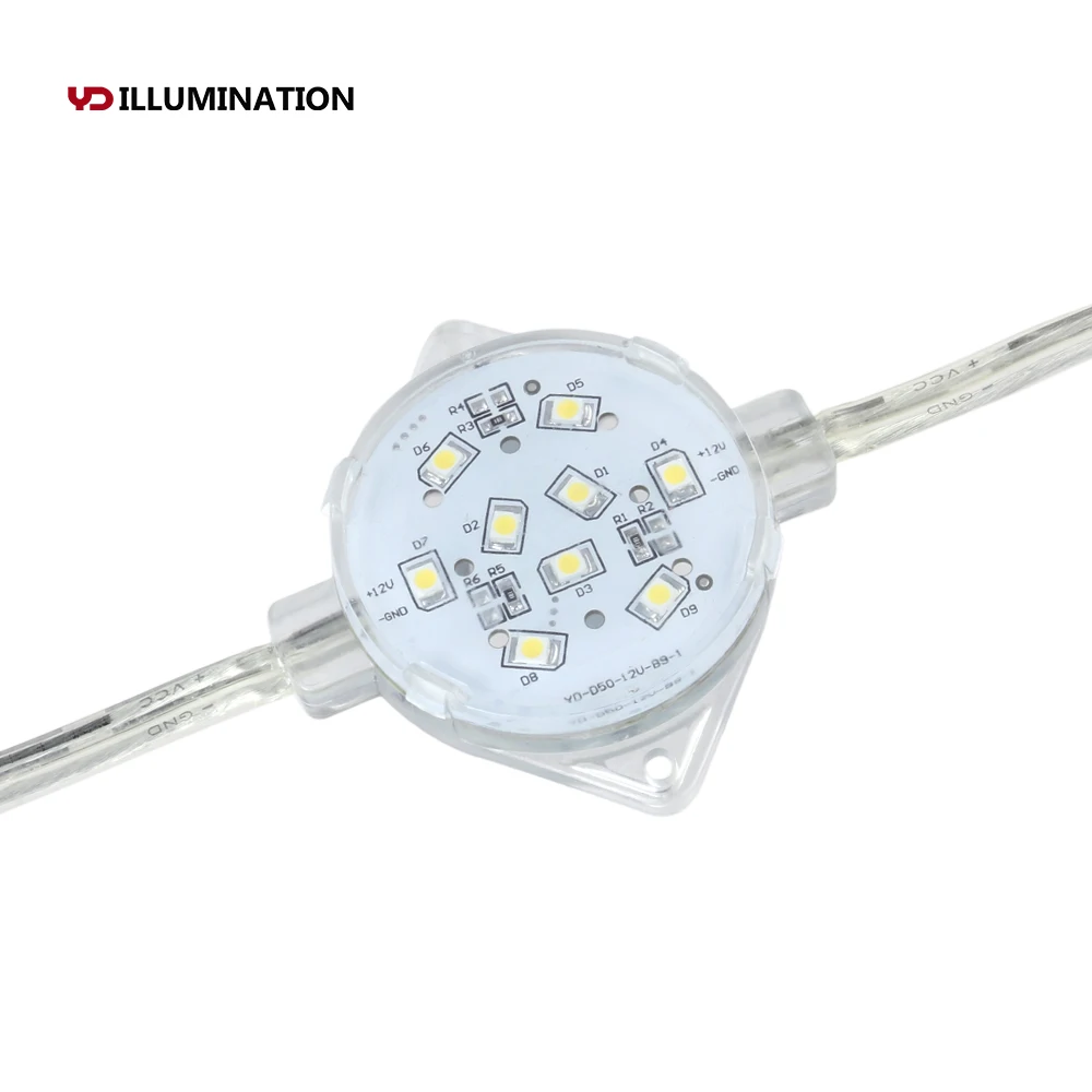 
Anti-uv waterproof 50mm pixel rgb led direct lighting for cable bridge lighting 