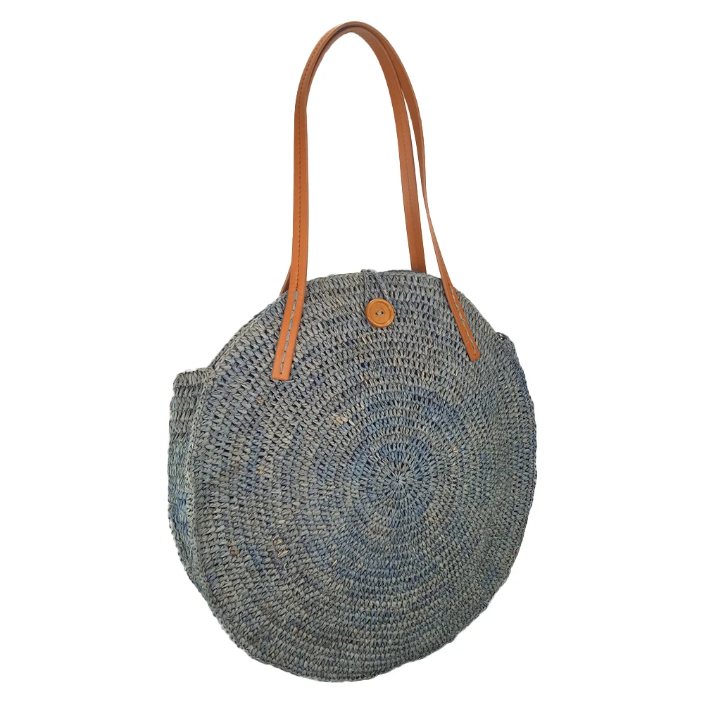 raffia tote bag