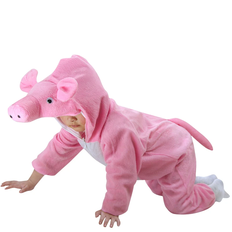 

Children's animal costume set elephant leopard pig dalmatian white rabbit zebra cosplay animal costume boy girl
