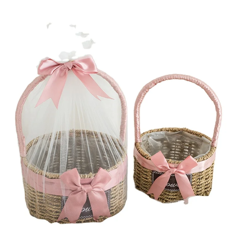 

basket Rattan weaving Souvenir Gift Wedding valentine day basket