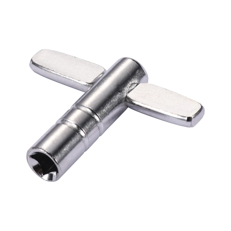 

Wholesale professional metal T shape silver white drum key for drum accessories