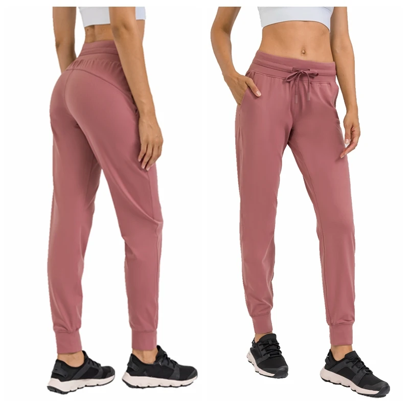 

Custom logo four way stretch fitness pocket leggings women outdoor sports sweat wicking high rise yoga joggers pants, As you see or oem