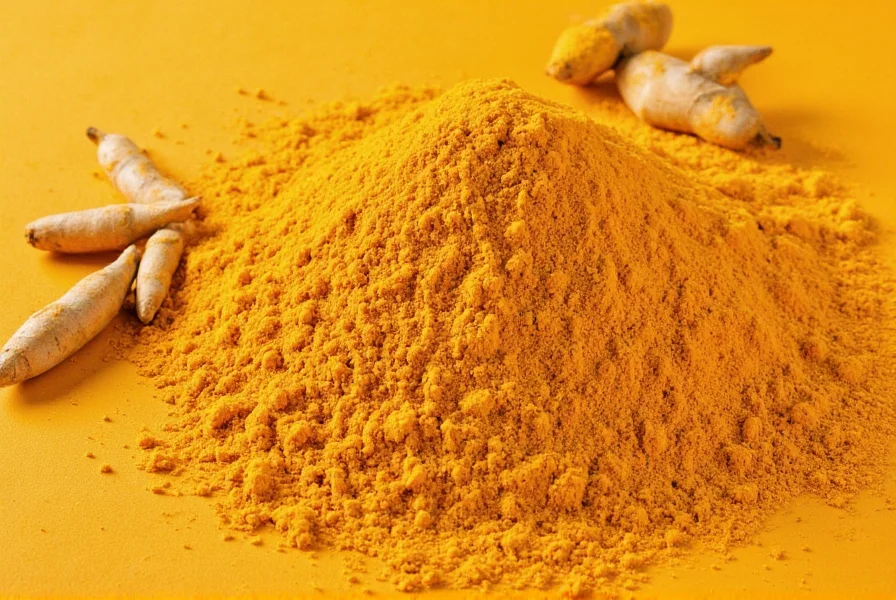 Close-up comparison of organic turmeric root versus conventional turmeric