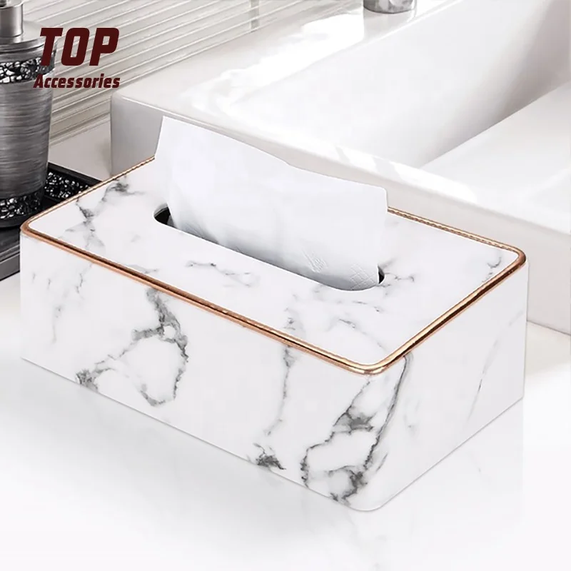

High Quality Custom Marble Pattern Business Tissue Paper Boxes