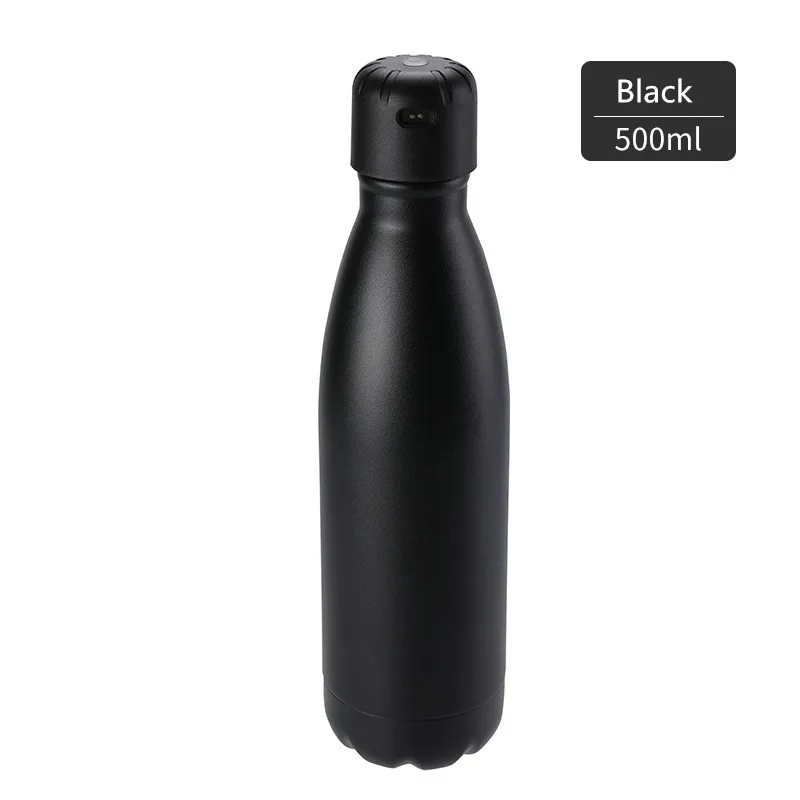 

Madou 500ml New Products Sterilization Cola Shape Stainless Steel Self Cleaning UV Water Bottle, Pms available