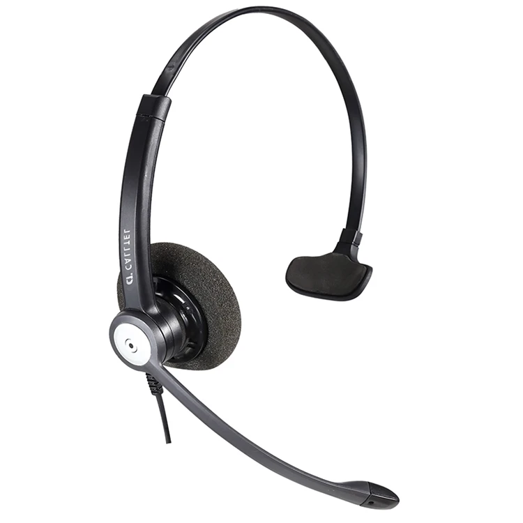 
Monaural Call Center Headset Noise Canceling Telephone Headset 