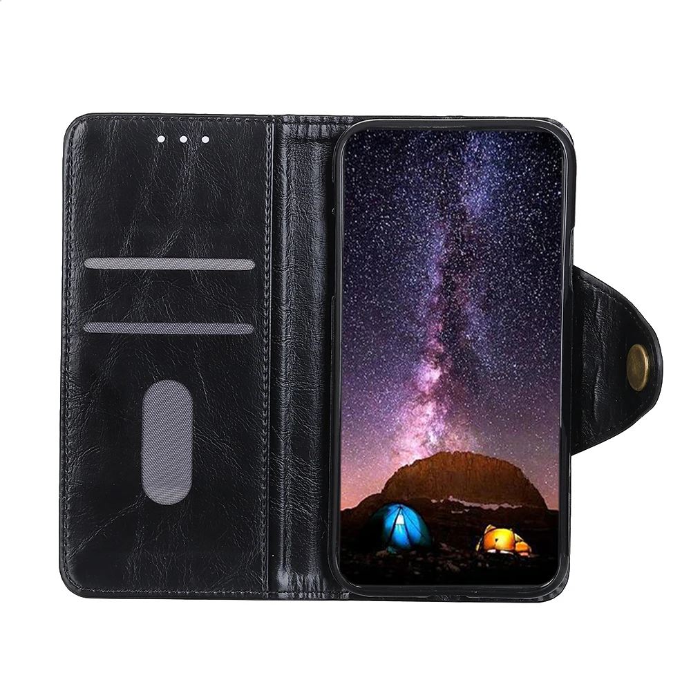 

Copper buckle Dermis striae PU Leather Flip Wallet Case For ONEPLUS NORD N200 5G With Stand Card Slots, As pictures