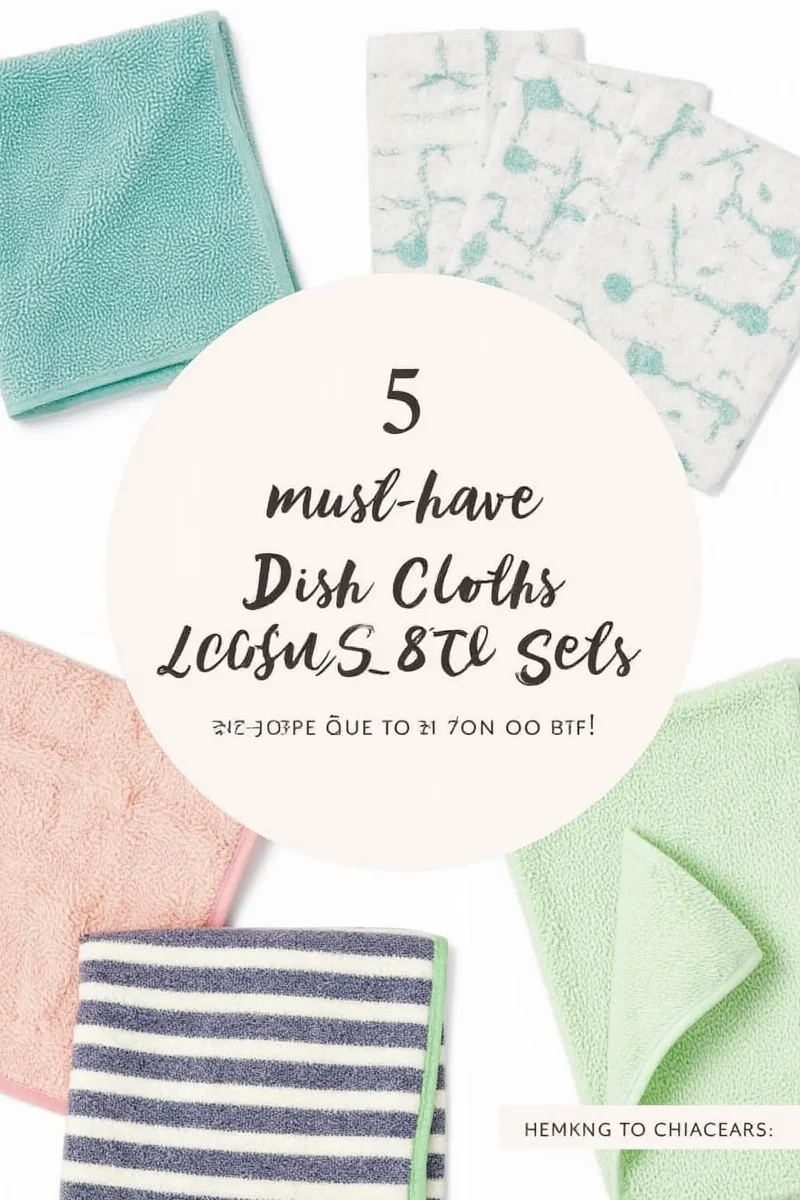 Kids helping mom dry dishes with colorful cloths