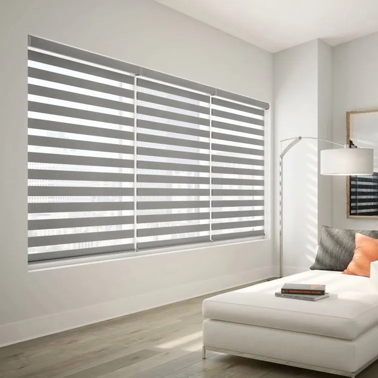 

100% blackout fabric roller shades manual motorized electric double zebra blinds shades shutters for windows