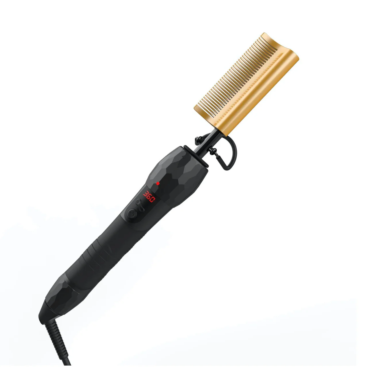 

Professional salon tools electric hair comb custom bling rhinestone hot hair comb
