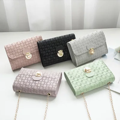 

FLB181 mini bag emboss colorful designer purse cute 2020 with chain, Pink,gray,black, purple,green