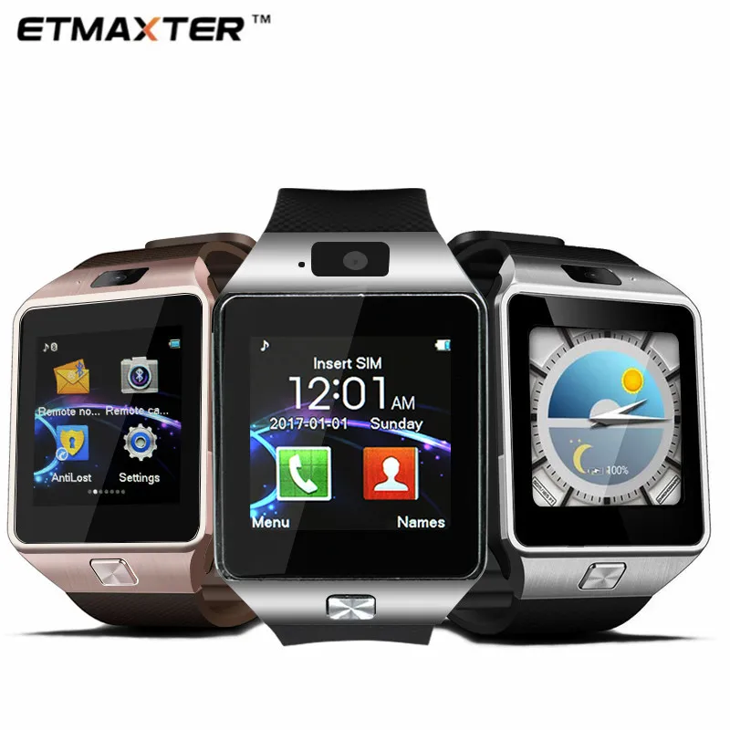 

ETMAXTER Smart Watch DZ09 Camera Wireless BT Sport smartwatch Micro SIM Card For Mobile phone watch Retail Package