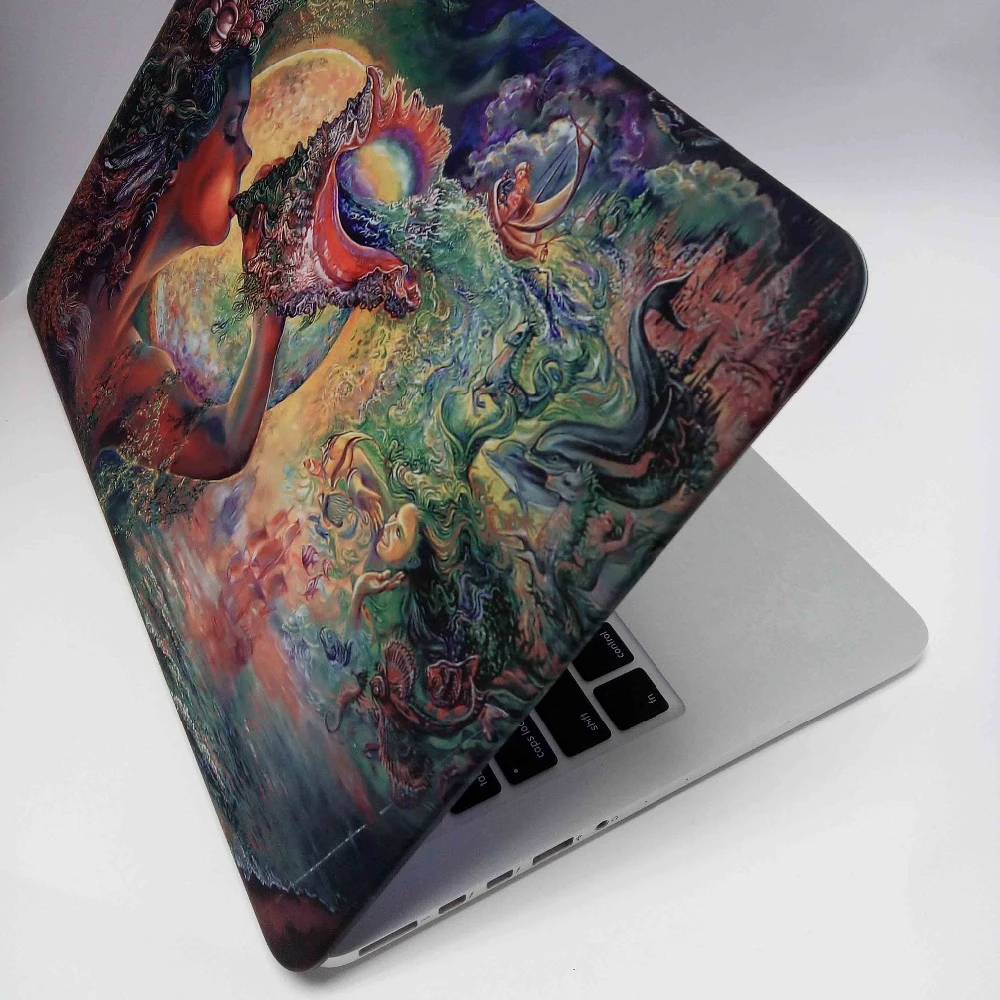 

In-stock Heat Transfer Sublimation Coated 3A Quality 3D Sublimation Blank Laptop Case Cover for Macbook Pro 13 15, Customized colors