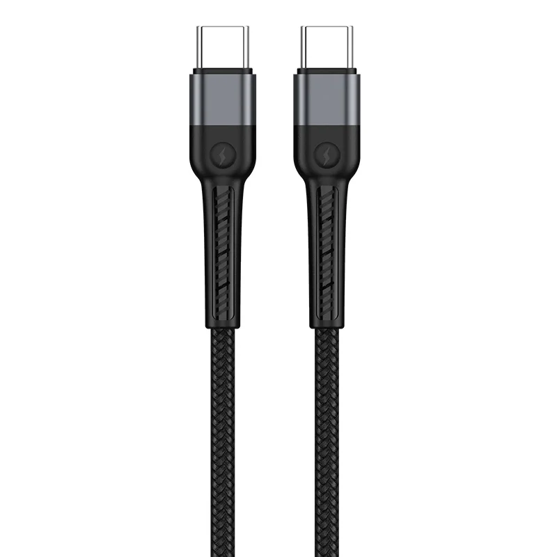 

OEM service source factory usb cable type-c usbc cabo cables usb tipo c power 60w usb c pd cable kabel, White/ black