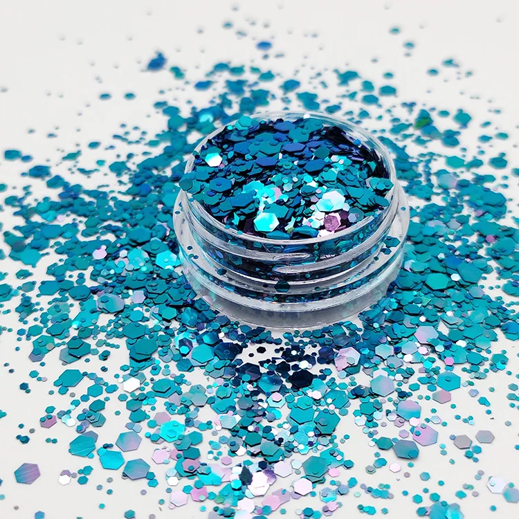 Wholesale Bulk Glitter Nontoxic Ecofriendly Chunky Glitter Powder For