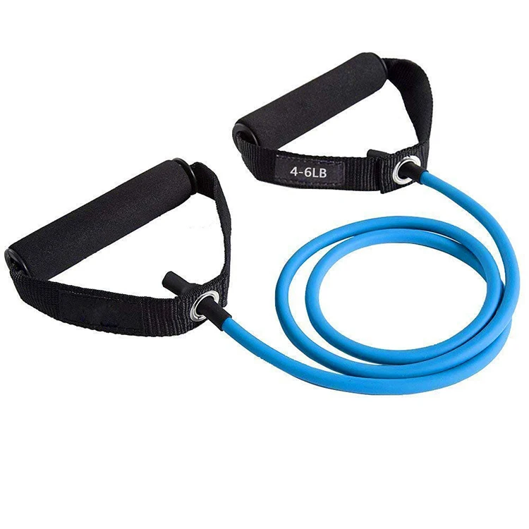 

Fitness Band Belted Piece Foam Handles Kilograms Set Resistance Tubes, Customized color