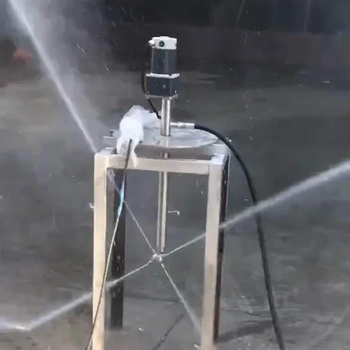 motor drive automatic tank cleaning equipment for ibc washer