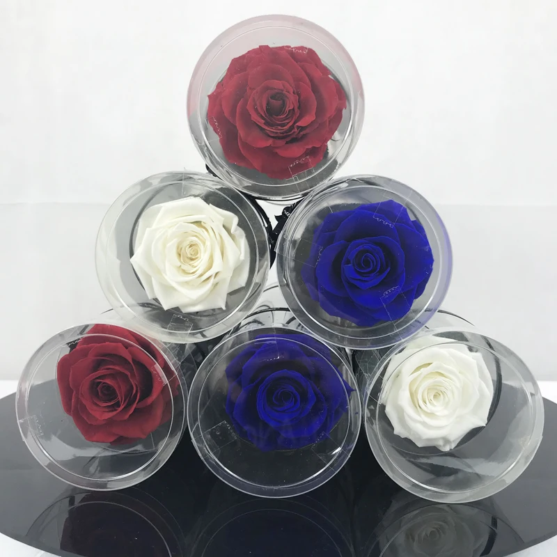 Wholesale Beautiful Real Natural Round Preserved Flower Box Application