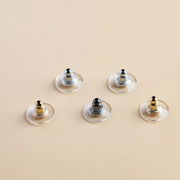 

Stainless steel Ear Backs Stopper Earnuts Stud Earring Back Supplies For DIY Jewelry Findings Making Accessories Wholesale