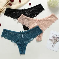 

Sexy Lace Panties Underwear Woman Thong G-String T-back Female Underwear For Woman Sexy Lace Crotch Cotton Thong