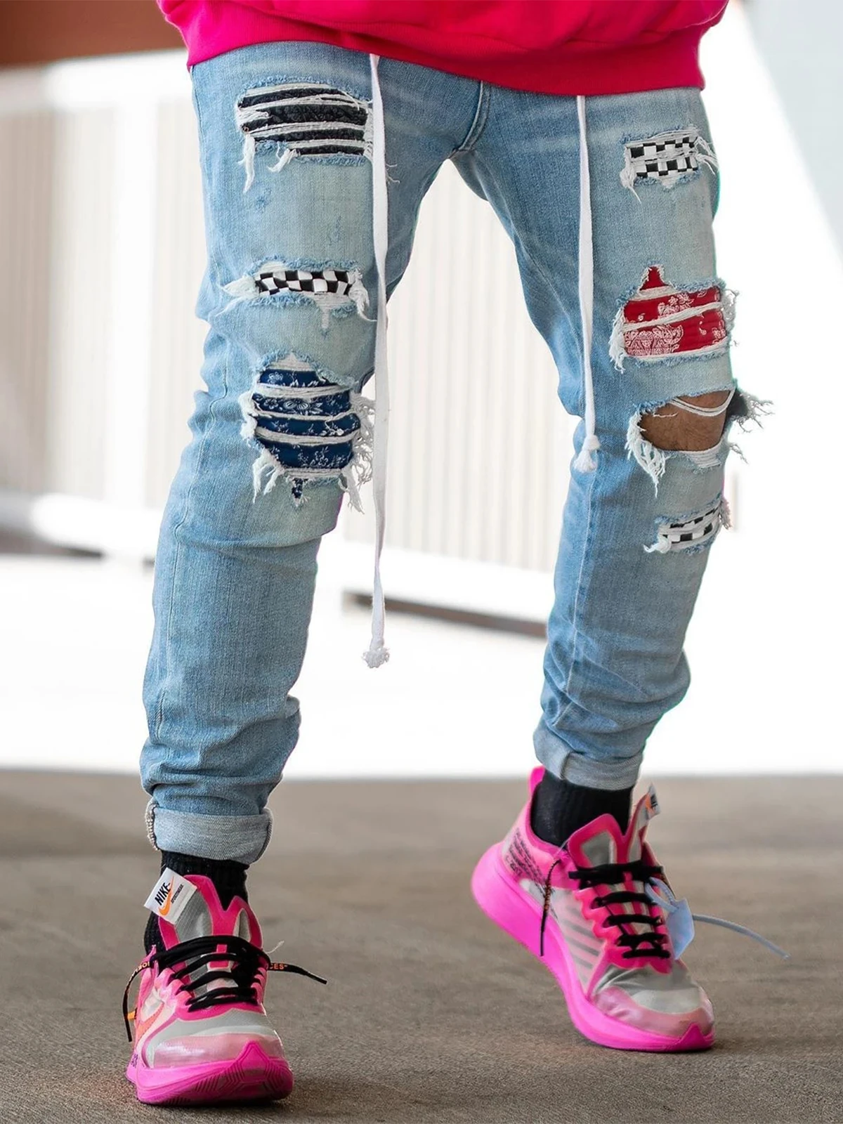 valabasas stacked jeans