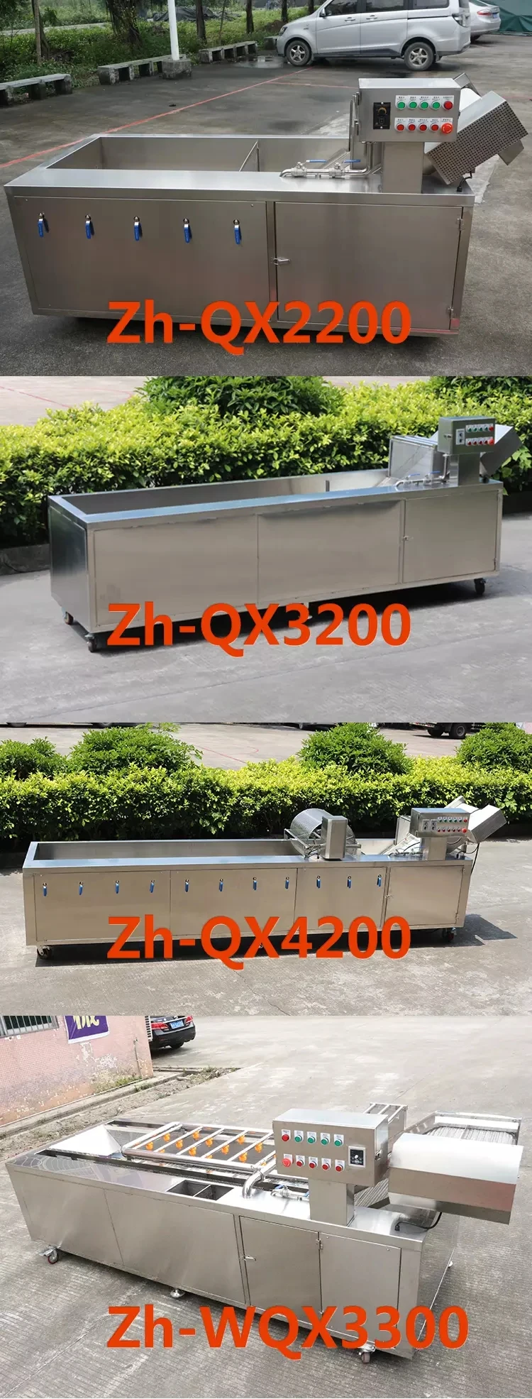 Air bubble fruit washing machine orange strawberry apple lemon cleaning machine stainless steel fruit washer