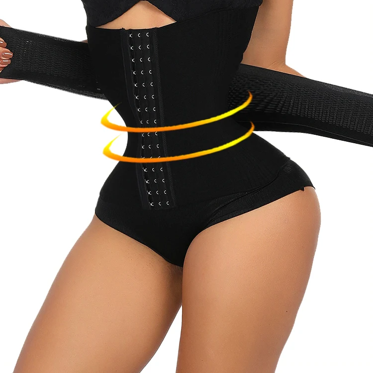 Private Label Women 16 steel bone seamless Fashion Sexy Firm Control Slimming Waist Trainer