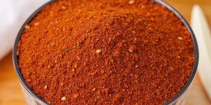 Visual comparison of different chili powders including chipotle.