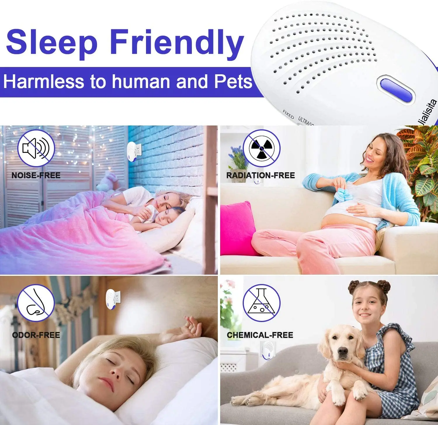 2021 Upgrade Intelligent Ultrasonic Frequency Plug Pest Control