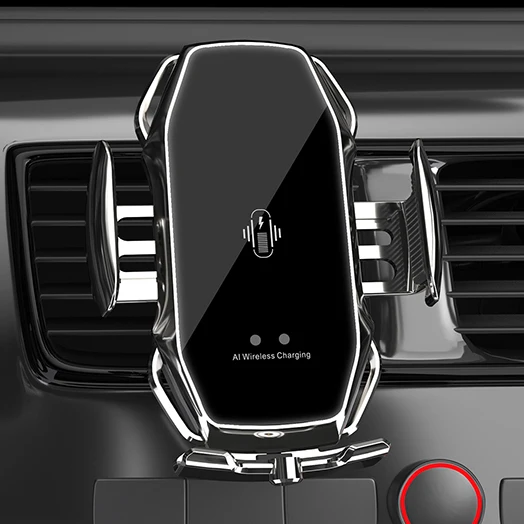 

A5s Smart Sensor Car Wireless Charger Automatic Induction Vent Intelligent Fast Wireless Car Charger Holder For Phone