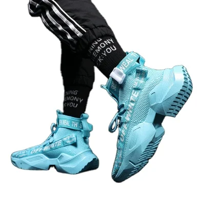 

American and American hot style mandarin duck fashionable shoes men's new shoes high-top sneakers autumn board shoes, As photo