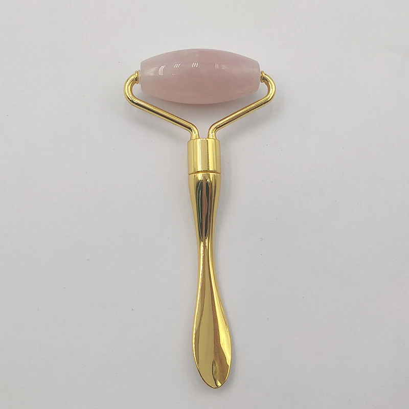 
2019 New Face Massager Roller Beauty Real 2 in1 Noiseless jade roller for Face and Neck with spoon for skin 