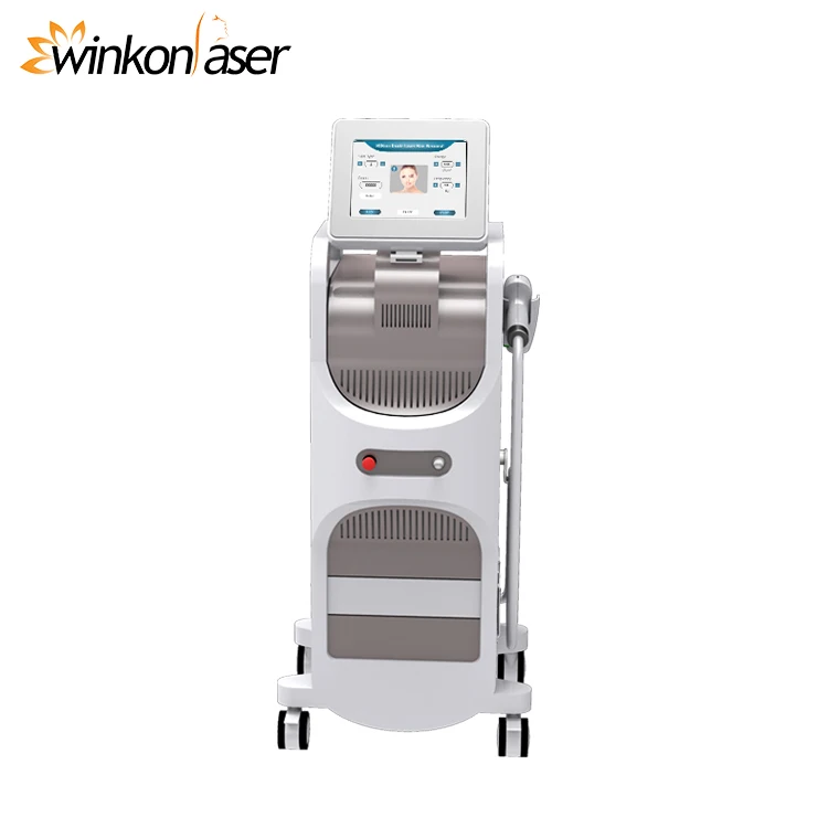 

Winkonlaser 1 Years Warranty 50 million shots USA laser bars 1600W Soprano Platinum Diode laser hair removal machine