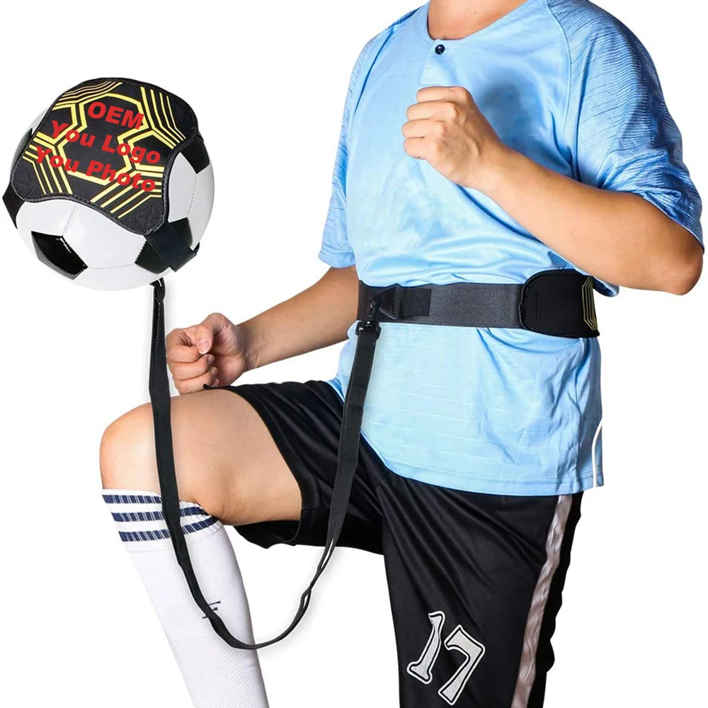 Handsfree Adjustable Solo Soccer Trainer Fits Ball Sizes 3 4 5